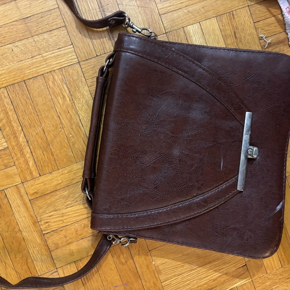 Vintage late 80s brown purse *accepting offers - Picture 6 of 9